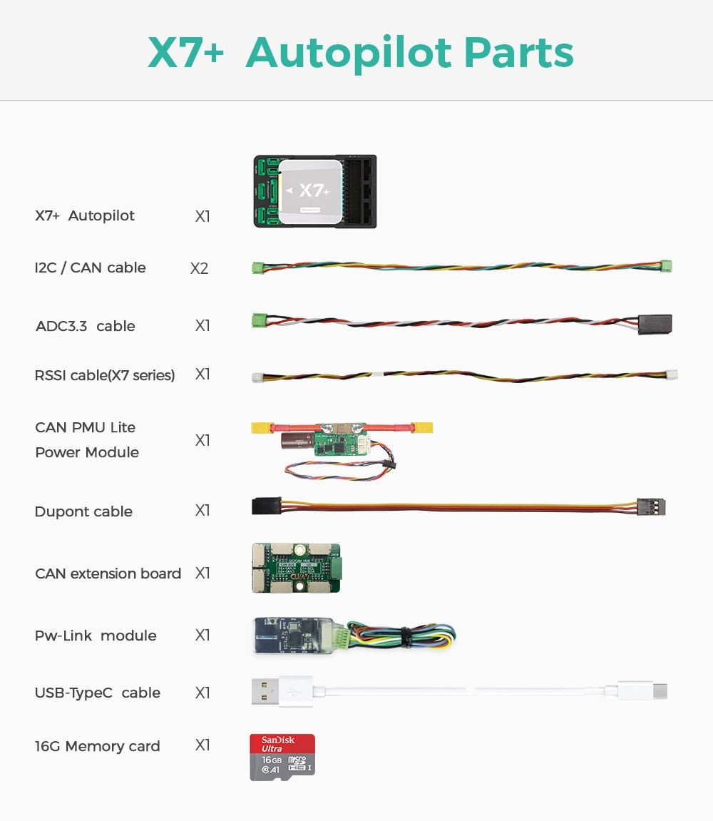 CUAV X7+ Plus Flight Controller Uçuş Kartı